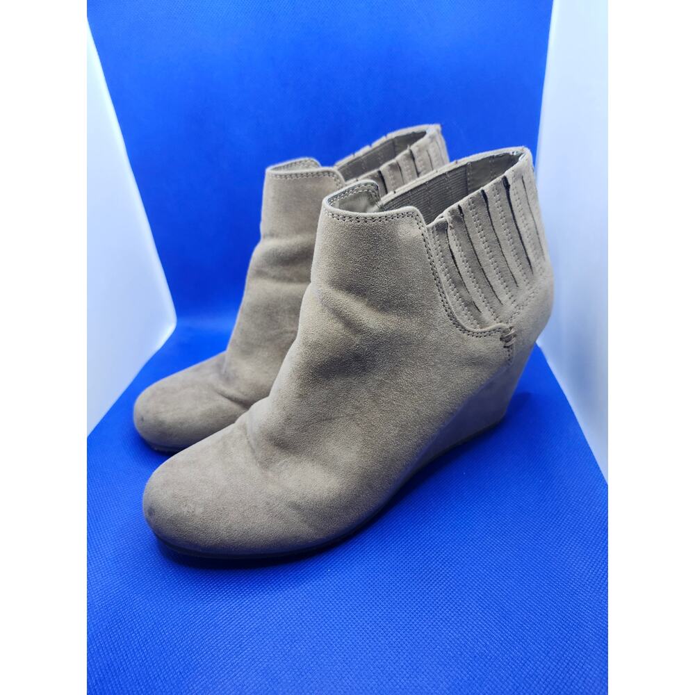 Wedge Boots From Target, Suede High Heel, Womens Size 8